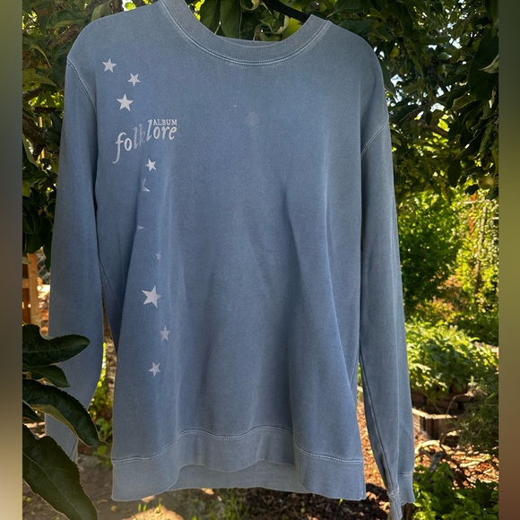 Taylor Swift Folklore Blue Crewneck - Picture 3 of 9
